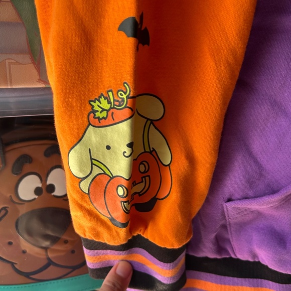 Sanrio Hello Kitty My Melody Cinnamoroll Kuromi Keroppi Zip Hoodie Women Small - Picture 6 of 11